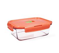 Luminarc Pure Box Holy Récipient rectangulaire hermétique en verre 19 x 13 x 7,3 cm - 122 icolore