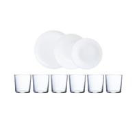 Luminarc Set de vaisselle et verres Pinta 24 pièces