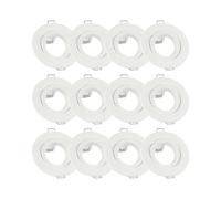 Luminea 12 cadres de montage pivotants pour spot encastrable