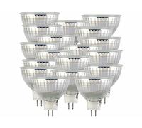 Luminea 18 spots LED GU5.3 - 6 W - 500 lm - Blanc lumière du jour