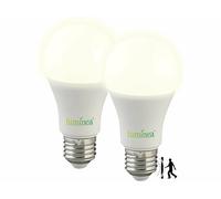 Luminea 2 ampoules LED avec capteur de mouvement E27 / 12 W / 1150 lm / 3000 K