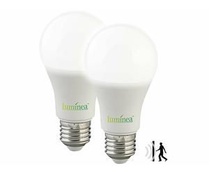 Luminea 2 ampoules LED avec capteur de mouvement E27 / 15 W / 1500 lm / 6500 K