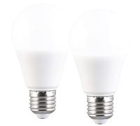 Luminea 2 ampoules LED E27 avec 3 niveaux de luminosité - 9 W - 830 lm - Blanc du jour