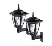 Luminea 2 lanternes solaires à LED 25 Lm design rétro