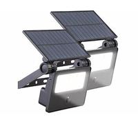 Luminea 2 projecteur LED solaires 400 lm FTR-100 avec détecteur de mouvement
