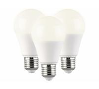 Luminea 3 ampoules LED E27 - 9 W - 1050 lm - Blanc chaud