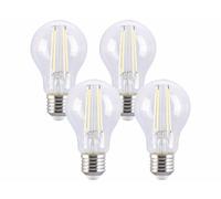 Luminea 4 ampoules LED à filament E27 - 7,2 W - 806 lm - Blanc lumière du jour