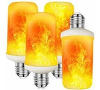 Luminea 4 ampoules LED E27 avec effet flamme