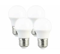 Luminea 4 ampoules LED E27 / G45 / 240 lm / 3 W blanc lumière du jour
