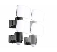 Luminea 4 projecteurs LED IP44 300 lm avec détecteur de mouvement PIR