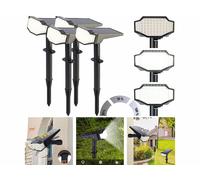 Luminea 4 spots de jardin solaires à LED 650 lm - blanc lumière du jour