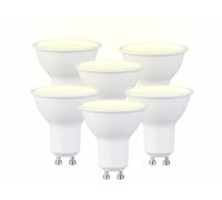 Luminea 6 spots LED GU10 - 7 W - 540 lm - Blanc chaud