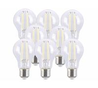 Luminea 8 ampoules LED à filament E27 - 7,2 W - 806 lm - Blanc lumière du jour