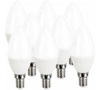 Luminea 8 ampoules LED E14 bougies - 470 lm - Blanc neutre