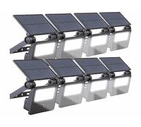 Luminea 8 projecteur LED solaires 400 lm FTR-100 avec détecteur de mouvement