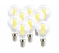 Luminea 9 ampoules LED filament E14 à intensité variable - 4 W - 470 lm - Blanc chaud