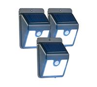 Luminea Applique solaire à LED avec capteur PIR et fonction veilleuse WL-210.solar (x3)