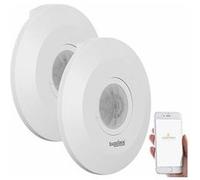 Luminea Home Control 2 détecteurs de mouvement PIR connectés 360°