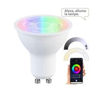 Luminea Home Control Ampoule LED connectée GU10 RVB-CCT 4,8 W 345 lm LAV-300.zigbee compatible ZigBee