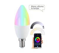 Luminea Home Control Ampoule LED E14 RVB-CCT 6 W / 470 lm LAV-301.zigbee compatible ZigBee