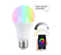 Luminea Home Control Ampoule LED E27 RVB-CCT 9 W / 806 lm LAV-302.zigbee compatible ZigBee