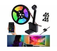 Luminea Home Control Bande LED IC RVB connectée et intelligente pour TV 55"-65" avec caméra de synchronisation