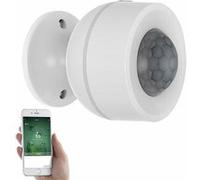 Luminea Home Control Détecteur de mouvement PIR connecté avec capteur de température et d'humidité