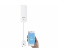 Luminea Home Control Détecteur d'eau connecté XMD-107.zigbee avec capteur externe compatible ZigBee