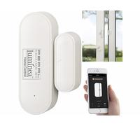 Luminea Home Control Détecteur d'ouverture de porte connecté avec commande vocale XMD-103.app