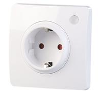 Luminea Home Control Prise encastrée connectée compatible avec Amazon Alexa et Assistant Google