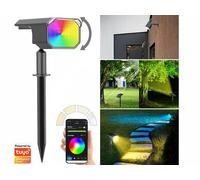 Luminea Home Control Spot solaire connecté avec LED RVB CCT 100 lm