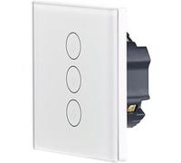 Luminea Home Control Triple interrupteur tactile connecté LHC-103.on