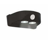 Luminea Lampe de porte sans fil à LED avec détecteur de mouvement - Noir