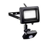 Luminea Mini projecteur mural à LED 10 W, 800 lm, IP44 avec capteur PIR