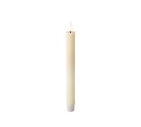 Lumineo Bougie LED beige Ø2,2 x 24,5 cm (2 Unités)