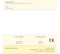 Lumineo Bougie LED cire rouge Ø2,2 x 24,5 cm pack de 2 avec effet flamme et minuteur