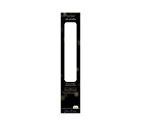 Lumineo Bougie LED en cire verte effet flamme, Ø2,2 x 24,5 cm, pack de 2