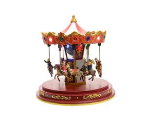 Lumineo Carrousel de Noël Multicouleur 24x25 cm