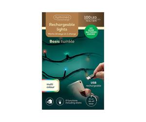 Lumineo guirlande lumineuse Duracharge - multicolore