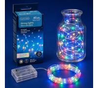 Lumineo Guirlande lumineuse LED 1,95 m 40 micro LED multicolore