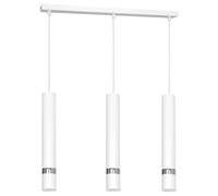 Luminex Plafonnier 3 spots cylindriques - Blanc