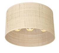 Luminex Plafonnier rotin rond - Crème