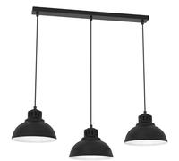 Luminex Suspension barre 3 lumières - Noir