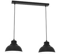Luminex Suspension barre Sven 2xE27 - Noir