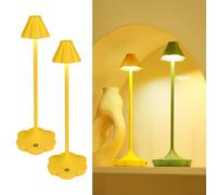 LuminexDesigns 2 Lampes de Table Rechargeables en Forme de Fleur AVEL TL18