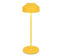 LuminexDesigns Lampe de Table LED Sans Fil, Rechargeable et Dimmerable, IP54, Finition Chrome, pour Intérieur et Extérieur, Chambre, Bureau, Balcon et Jardin