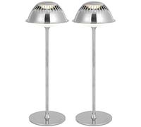 LuminexDesigns Lampes de Table Sans Fil LED 5200mAh, IP54 Étanche, Lampes de Chevet Rechargeables Dimmables, 3 Températures de Couleur, Longue Autonomie, Chambre, Salon, Jardin, Terrasse, 2 Pièces