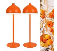 LuminexDesigns Lot de 2 Lampes de Table LED Sans Fil, Rechargeables et Dimmerables Tactiles, 3 Couleurs de Lumière, Éclairage d’Ambiance pour Chambre, Bureau, Salon et Extérieur VIOA TL13