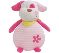 Luminou Chien Rose Peluche Lumineuse Naturelle Fonctionne Sans Pile Et 30 Cm