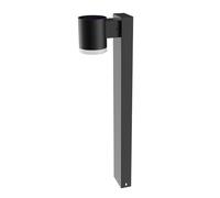 Lumisky Balise solaire à fixer ou à planter LED blanc chaud dimmable NOVIA TALL H70cm
